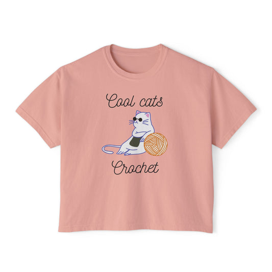 Cool Cats Crochet Women's Boxy Tee