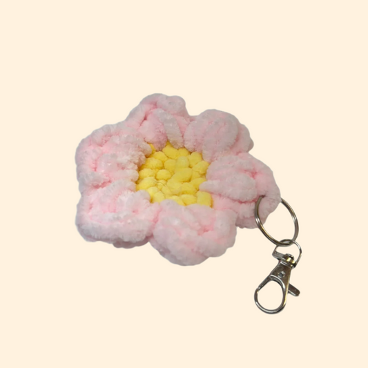 Flower Puff Keychain