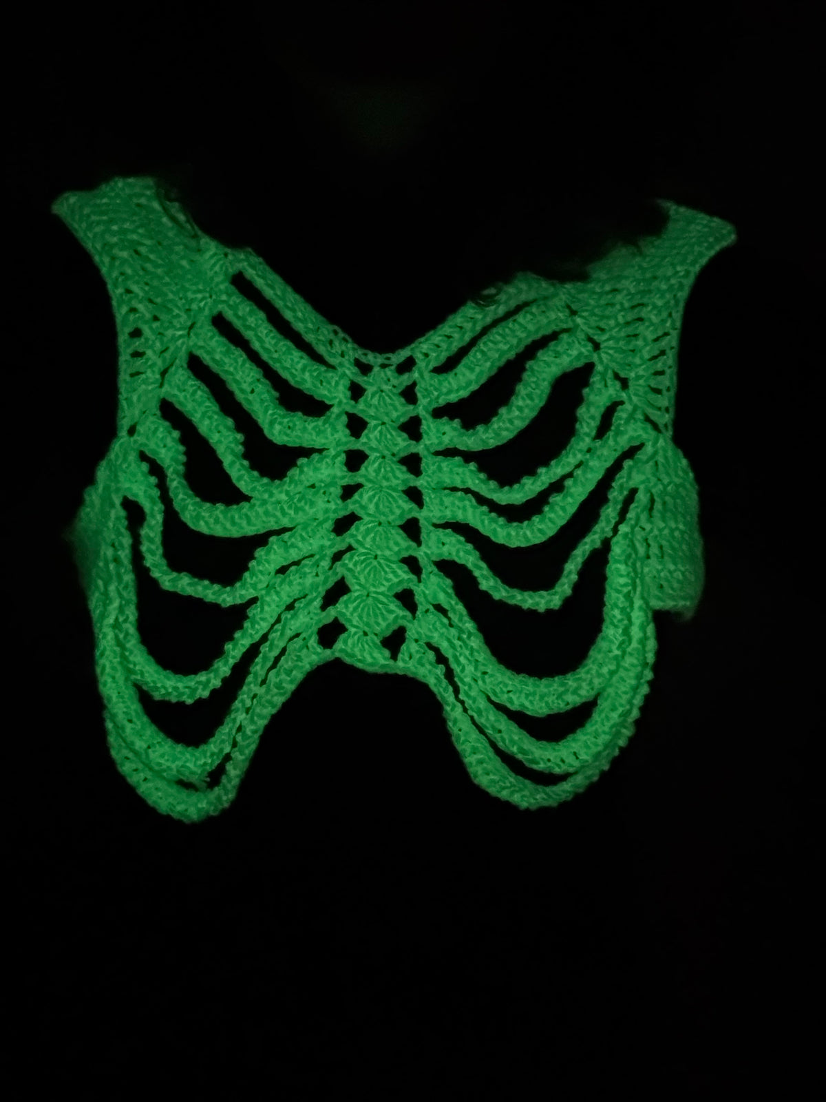 Glow in the dark Skeleton top