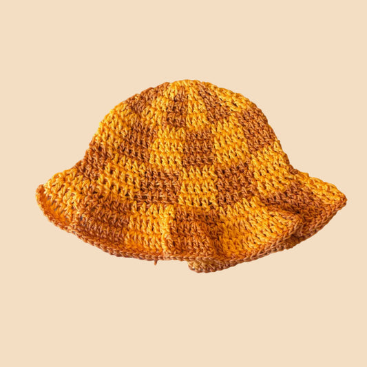 Checkered Bucket Hat