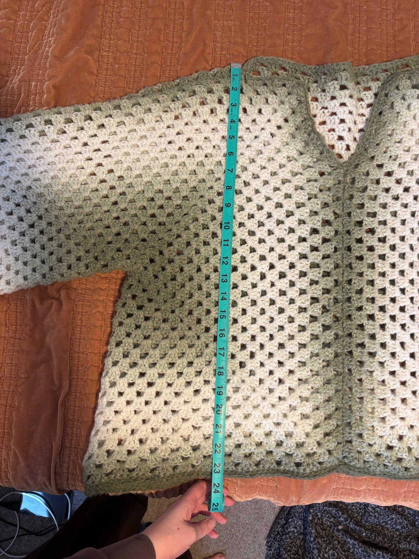 Green Octagon Sweater