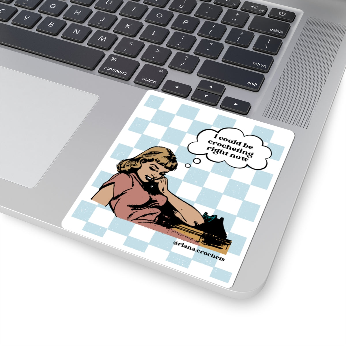 Funny Crochet Sticker