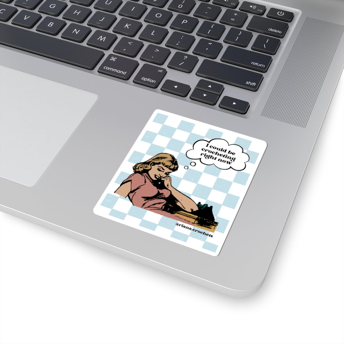 Funny Crochet Sticker
