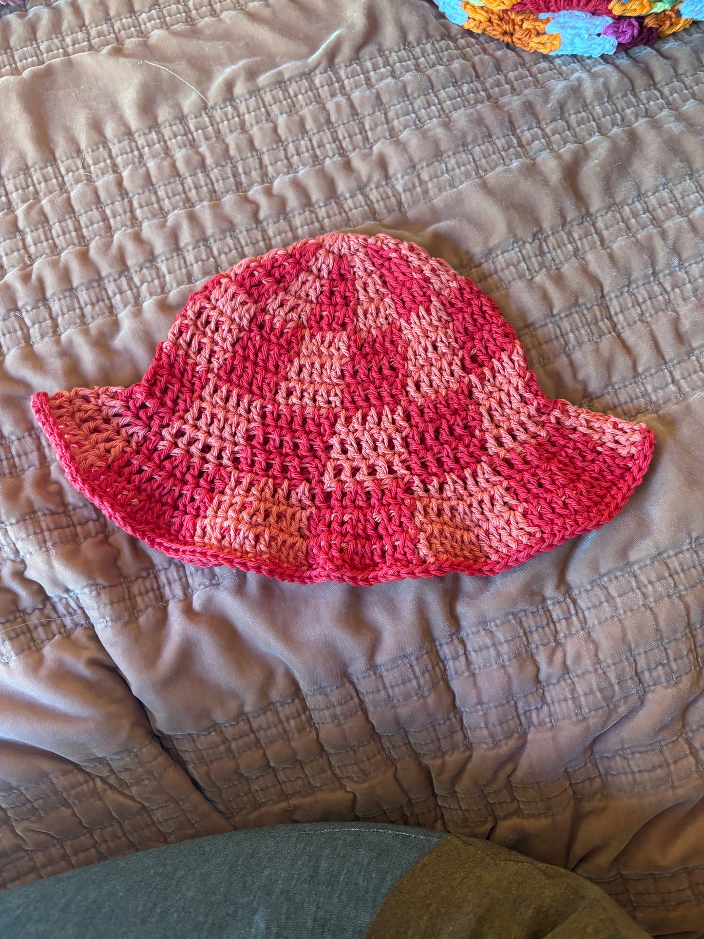 Checkered Bucket Hat