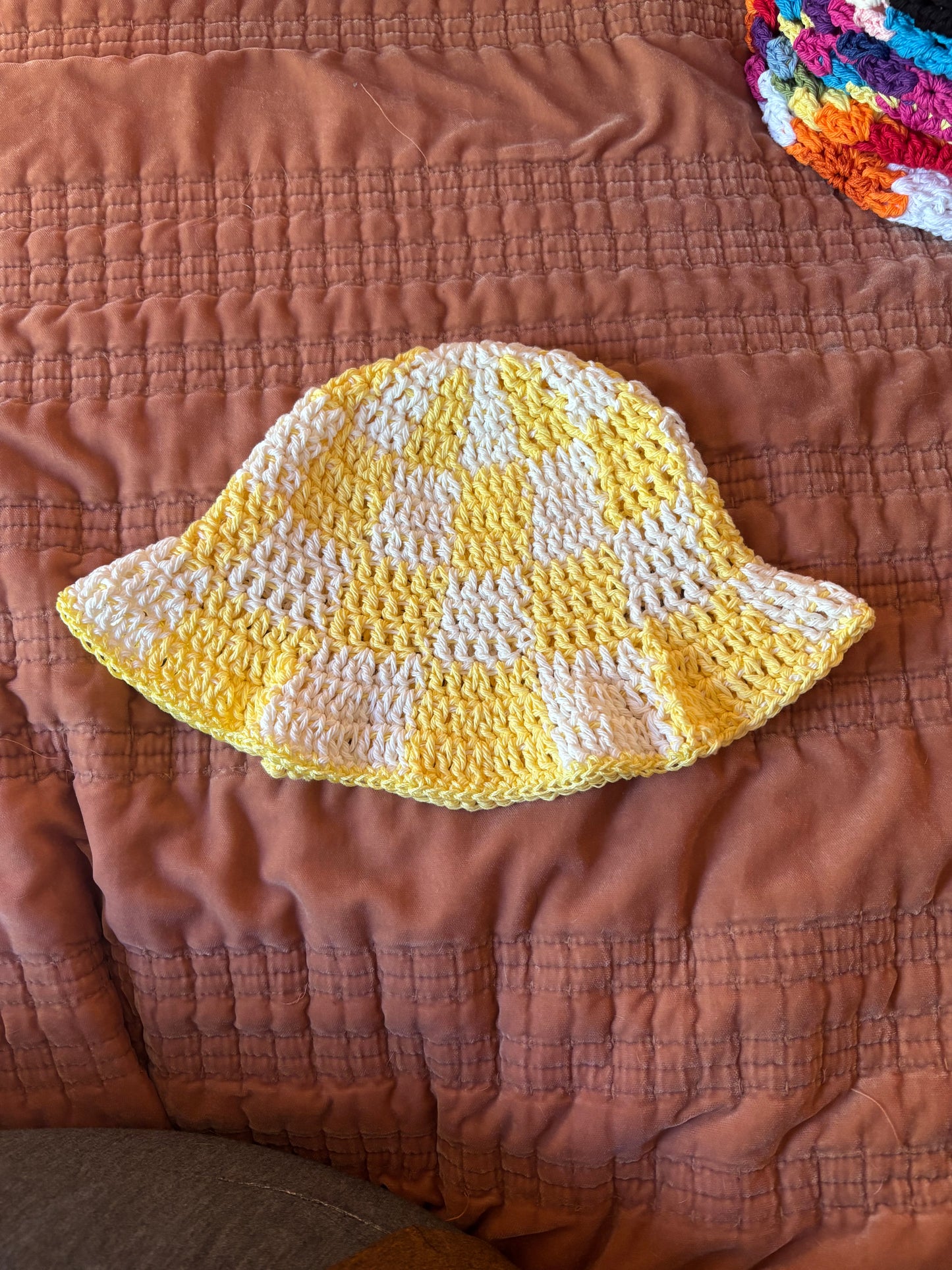 Checkered Bucket Hat