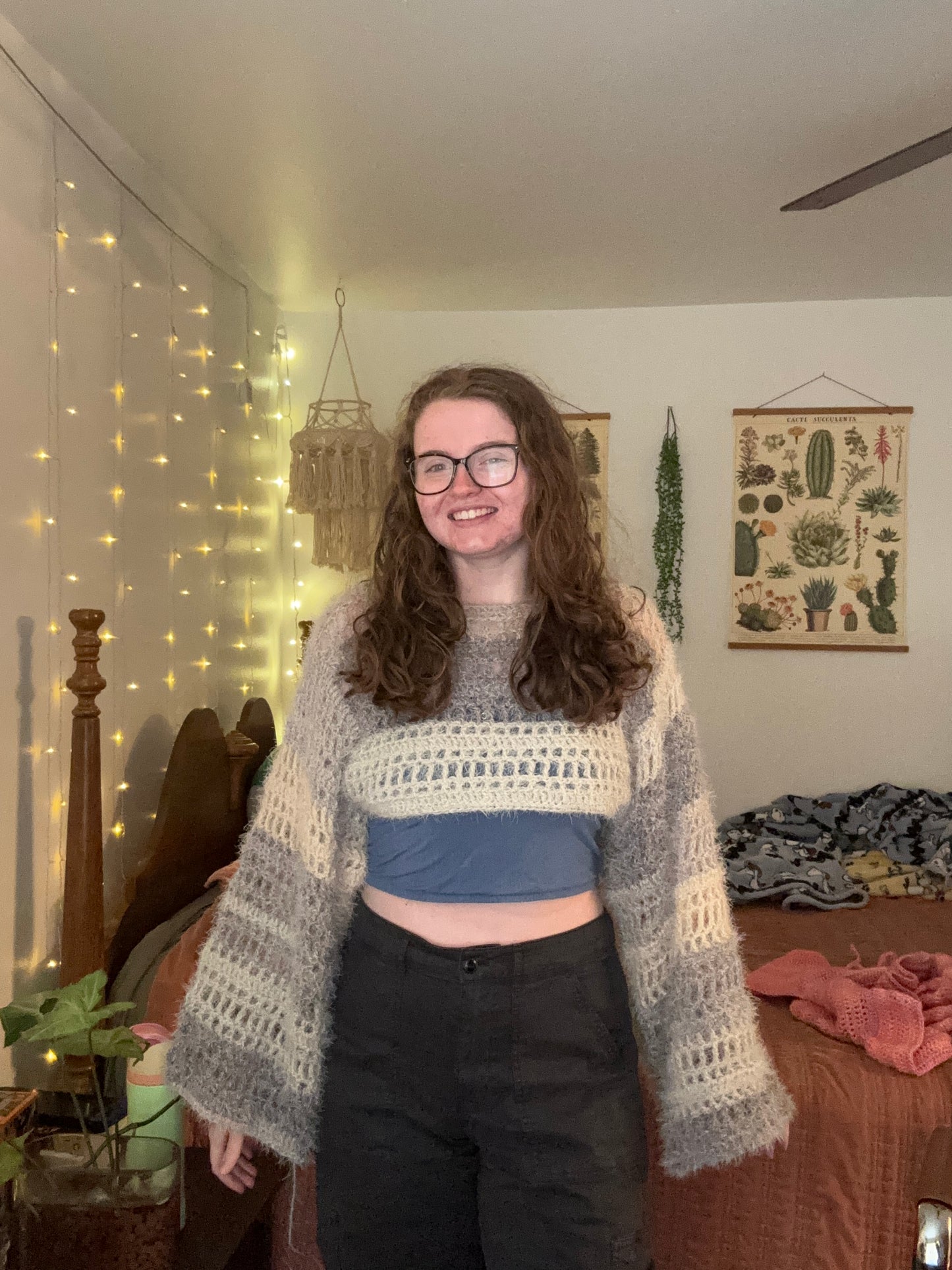 Gray Fuzzy Bolero