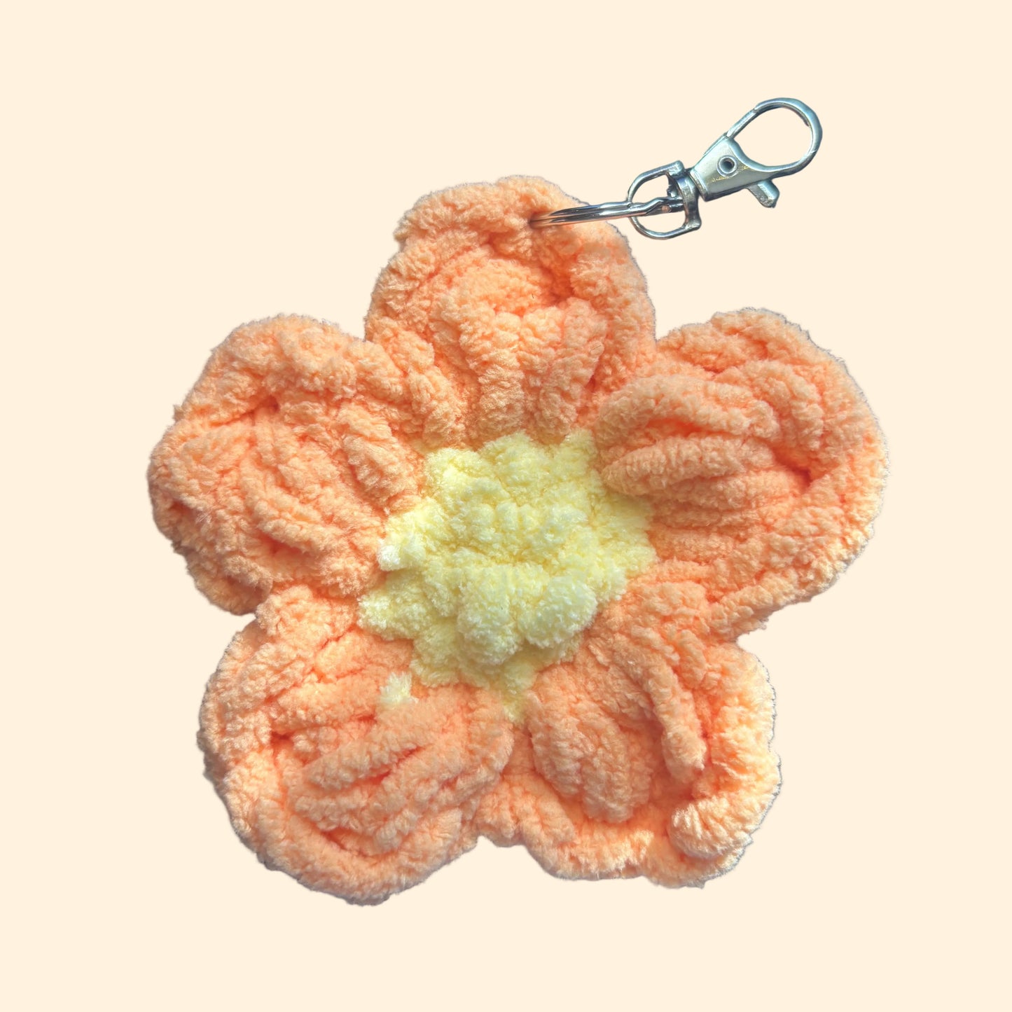 Flower Puff Keychain