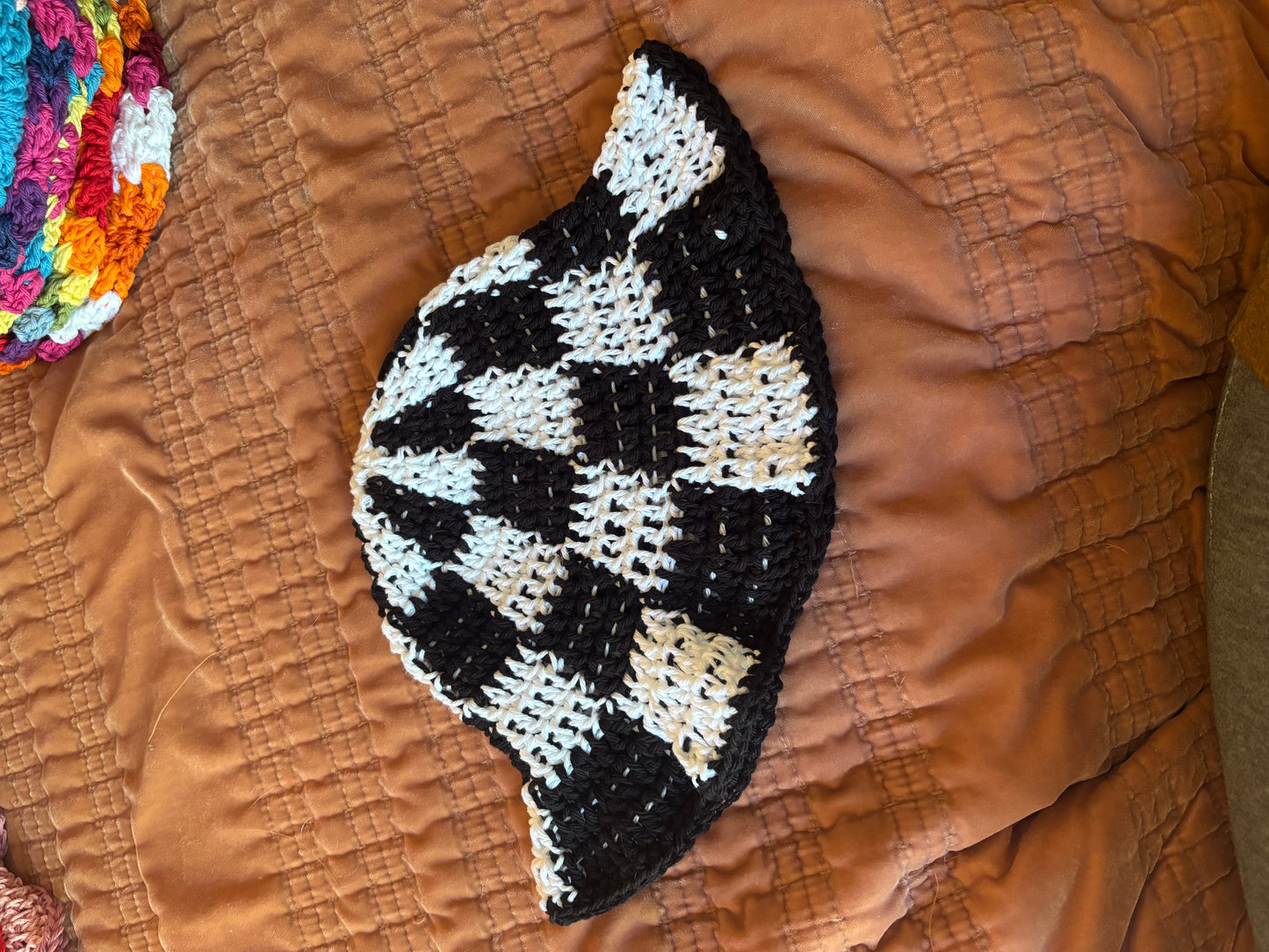 Checkered Bucket Hat