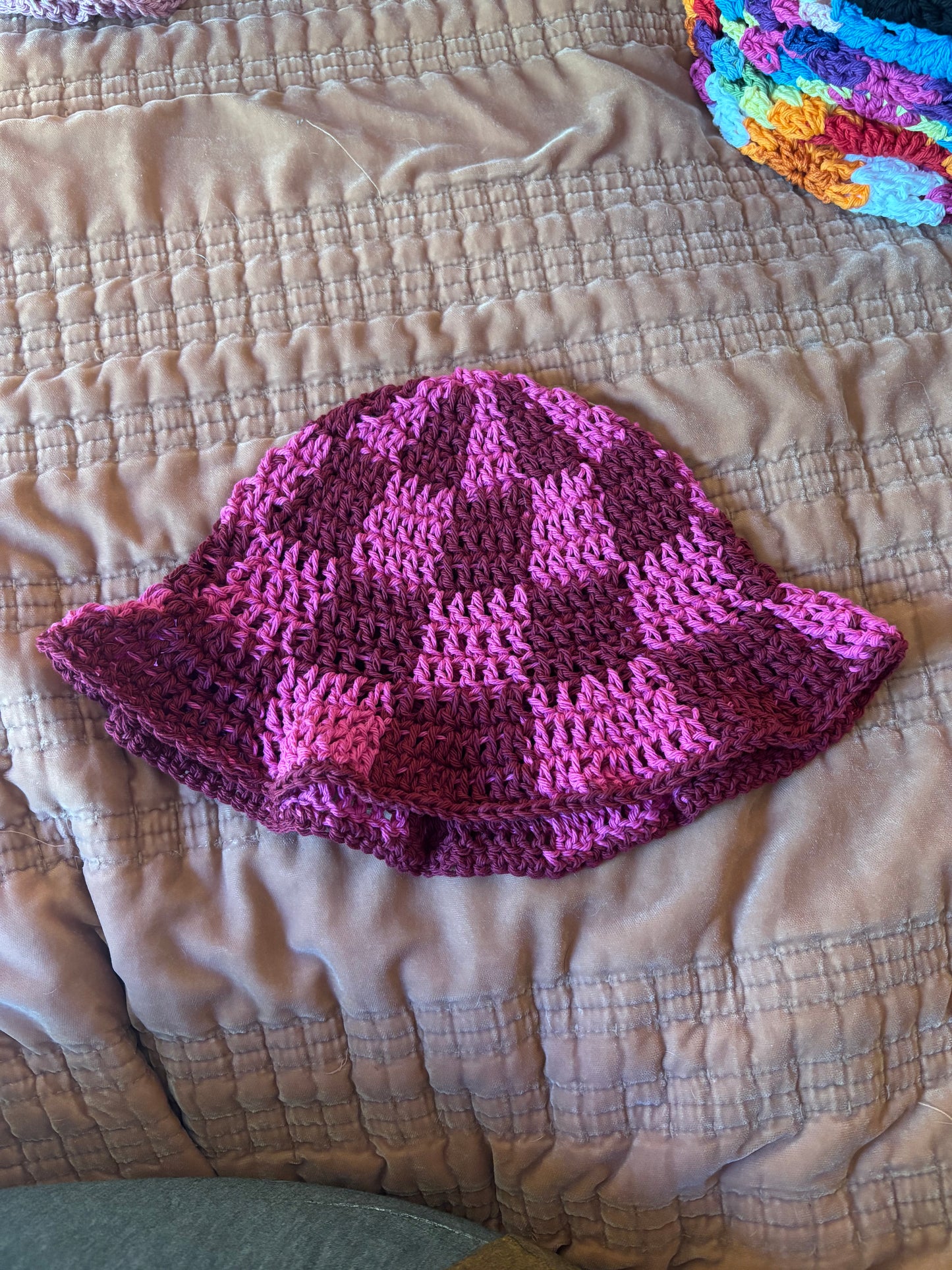 Checkered Bucket Hat