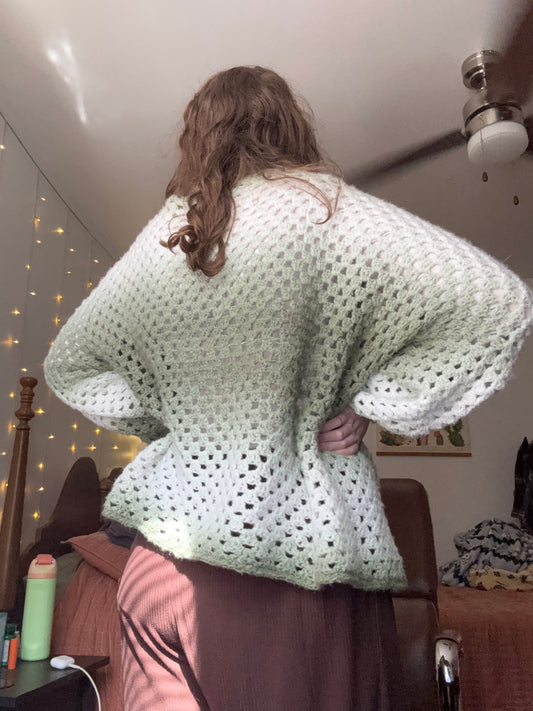 Green Octagon Sweater