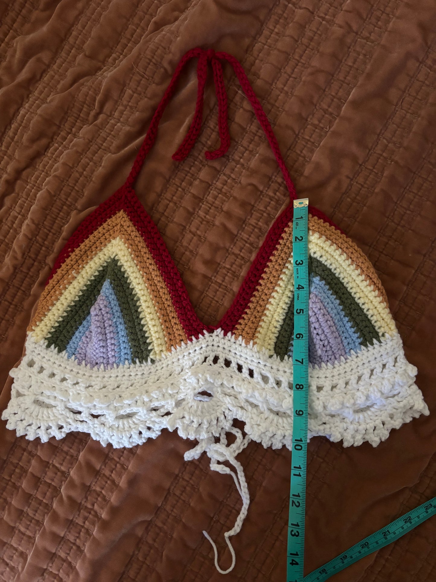 Rainbow Bra Top