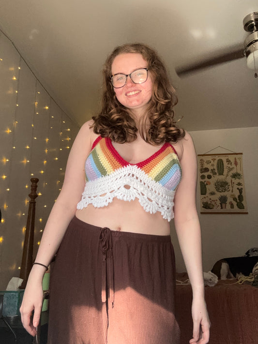 Rainbow Bra Top