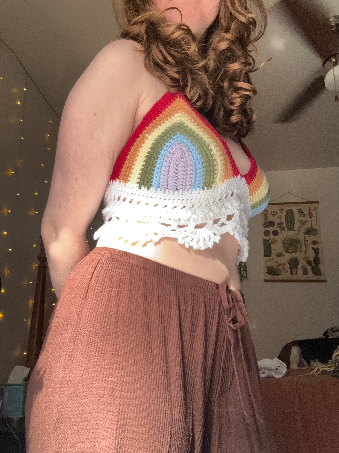Rainbow Bra Top