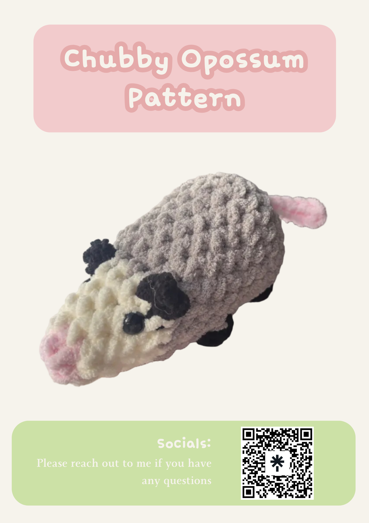 Opossum [PATTERN ONLY]