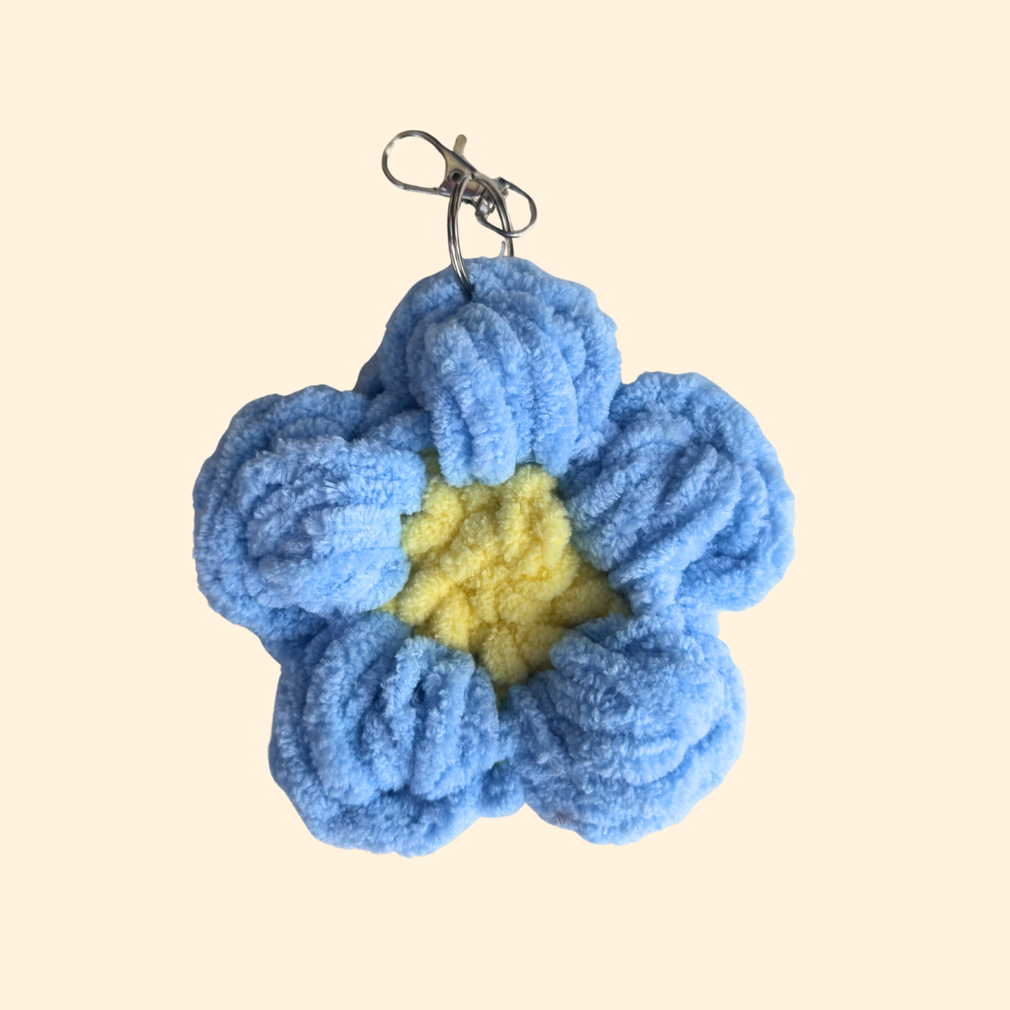 Flower Puff Keychain