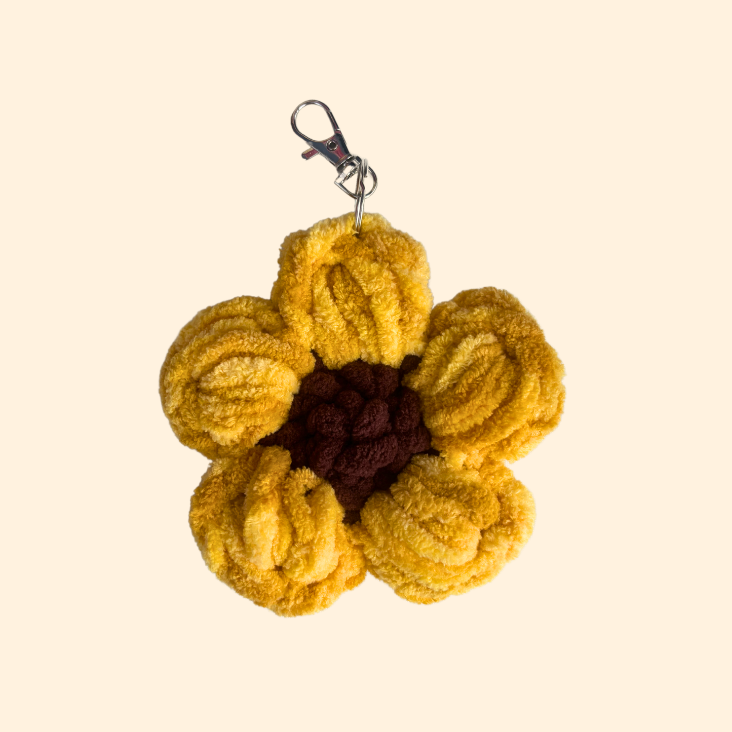 Flower Puff Keychain